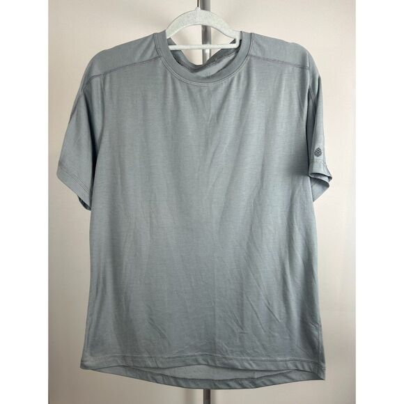 Stio Shirt Gray Acorn Medium Preppy Casual Hiker Trekker Trail Outdoors Mens - Picture 1 of 4